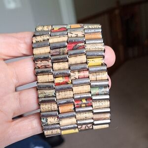 Holly Anne Mitchell | Recycled Newspaper Bracelet